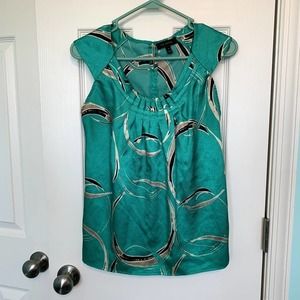 The Limited Women's Size Extra Small Green Printed Top